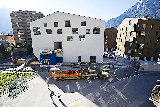 Der Aletsch Campus in Naters, auf welchem das World Nature Forum steht.