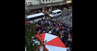 Chaos am Bahnhof in Zermatt