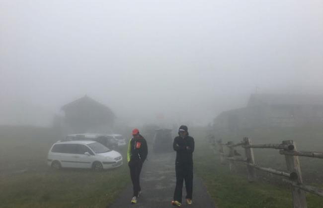 Nebel im Ziel, wohin das Auge reicht