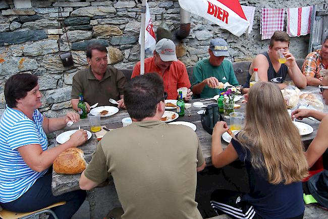 Eindrücke vom diesjährigen Alpwerk auf der Alpe «Pontimia».