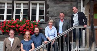 Liste steht (von links): Roger Zuber, Fabienne G&ouml;tzenberger, Markus Julen, Katja H&auml;chler Lerjen, Anton Lauber und Stefan Anthamatten.