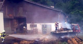 Das Feuer in unmittelbarer N&auml;he zu einem Stall in Termen ist unter Kontrolle