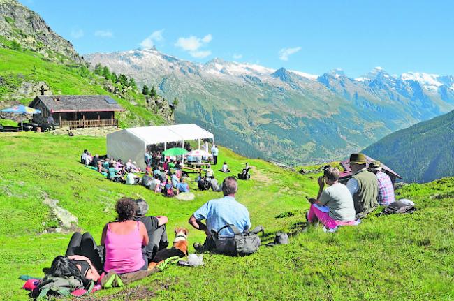 Idylle pur. Die Gastgeber der oberen Meigge boten den zahlreichen Besuchern ein zünftiges Fest.  