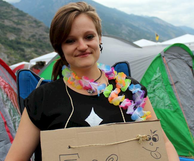 Tanja Steinigen (21), Brienz: «Ich verteile heute 