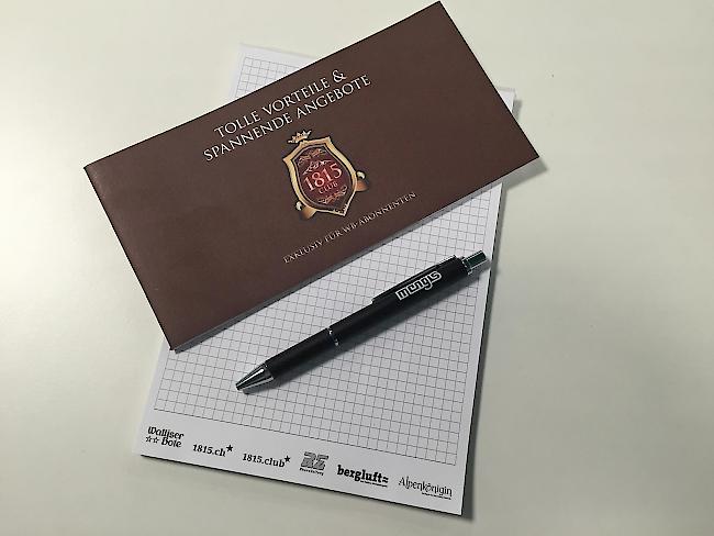 Senden Sie uns Vorschläge, welche Aktionen oder Angebote Sie sich vom 1815.club wünschen
würden und nehmen Sie an der grossen Verlosung eines iPad-Air im Wert von 655 Franken teil.