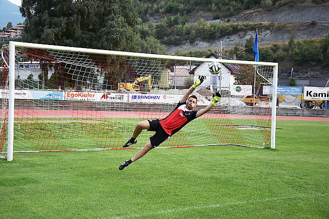 Marco Schnydrig und der FC Visp – die Defensive muss stabiler werden.