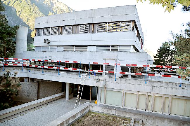 Die Arbeiten an der Berufsfachschule Oberwallis in Brig werden 2017 abgeschlossen.