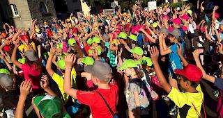 Sichtliche Vorfreude unter den Sch&uuml;lern