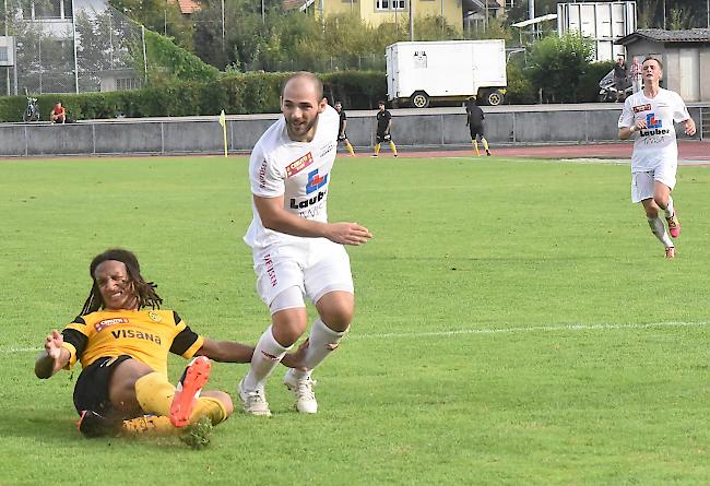 Albert Spahiu verpasste in der Schlussphase den möglichen 1:2-Anschlusstreffer.