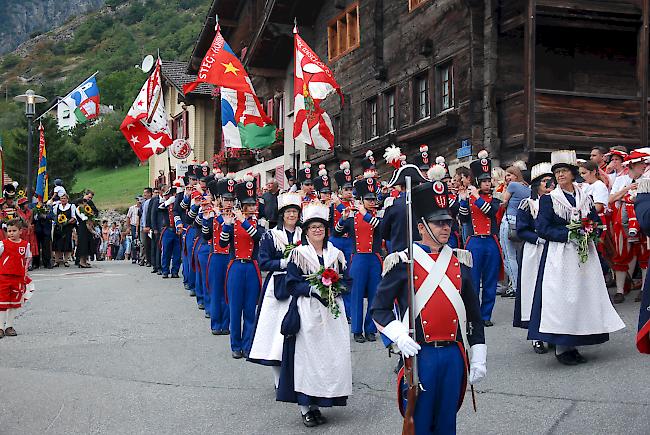 Impressionen vom Bezirksfest Westlich Raron in Hohtenn. 