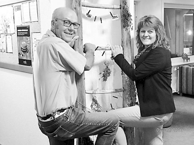 CSP-Duo. Helmut Imseng und Christa Bumann-Zurbriggen (bisher).