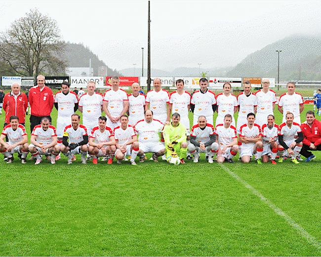 Die Koch-Fussballnationalmannschaft bei der diesjährigen Europameisterschaft in Flims.