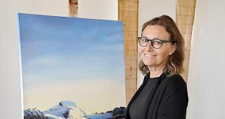 Marjolein Bos: &laquo;Im Wallis habe ich die Bergmalerei entdeckt.&raquo;