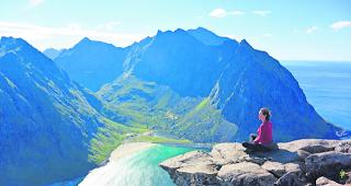 Gipfelerlebnisse. Die norwegische Devise f&uuml;rs Wandern ist steil.