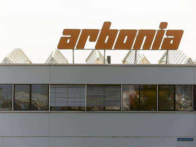 Logo der Firma Arbonia in Arbon. Die AFG Arbonia Forster-Gruppe will das Industrieunternehmen Looser übernehmen.