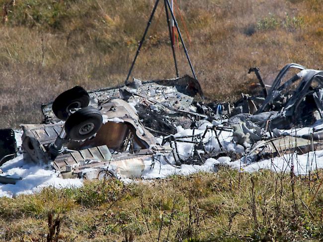 Zwei Tote: Die beiden Piloten überlebten den Absturz des Super-Puma-Helikopters beim Gotthard-Hospiz nicht.