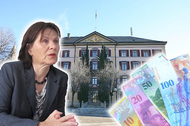 Gesundheitsministerin Waeber-Kalbermatten muss auch 2017 steigende Kosten hinnehmen.