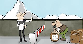 In Zermatt wird k&uuml;nftig weniger Wein aus dem Unterwallis eingeschenkt.