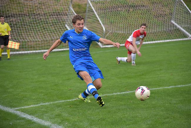 Laros Bas und der FC Termen/Ried-Brig, 3:4-Heimniederlage im Derby der Aufsteiger gegen Naters II.