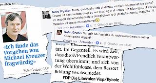 Visper Gemeinder&auml;te attackieren sich in aller &Ouml;ffentlichkeit. Im Grundsatz werden die Wahlk&auml;mpfe aber nicht hitziger.
