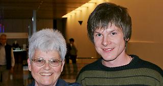 Eveline (59) und Veit (31) Forstner, beide aus Raron.