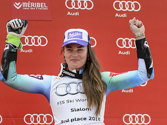 Tina Mazes letzter Auftritt auf dem Podium während des Saisonfinales im Frühling 2015. Nun gab sie ihren Rücktritt bekannt