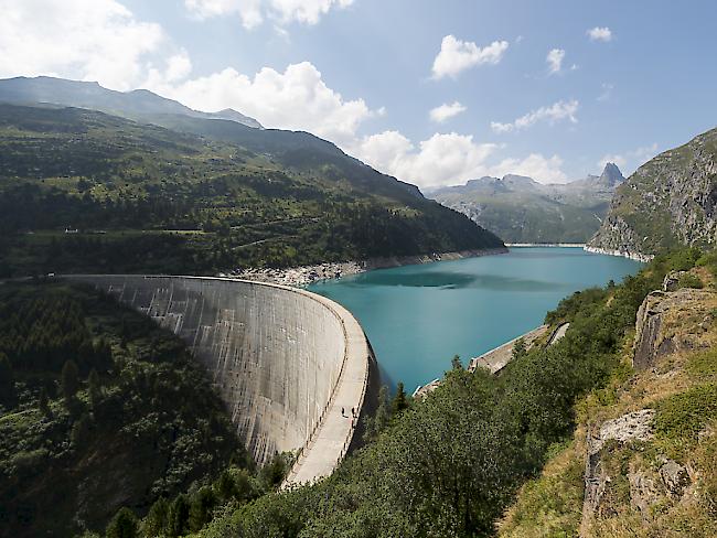 Der Zervreila-Stausee oberhalb der Gemeinde Vals: Hier her soll das Wasser aus dem Lugnez geleitet werden.