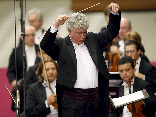Zoltan Kocsis während eines Konzerts der Ungarischen Nationalphilharmonie: Der Dirigent und Pianist starb am Sonntag nach langem, schwerem Leiden. (Archivbild)