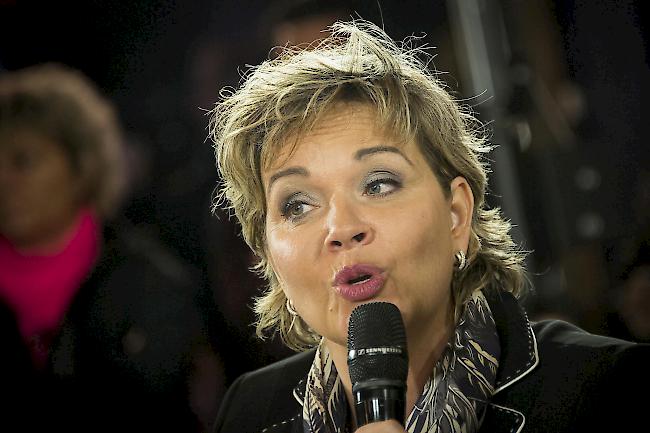 Géraldine Marchand-Balet von der CVP bleibt Gemeindepräsidentin von Grimisuat.