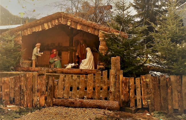 Idyllische Szenerie am Gommer Adventsmärt