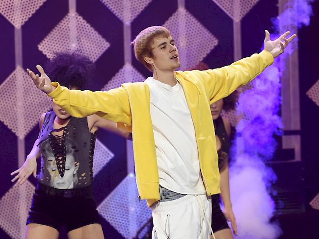 Justin Bieber - hier letzte Woche im Madison Square Garden - beehrt nächsten Sommer das Stade de Suisse. (Archivbild 9.12.16)