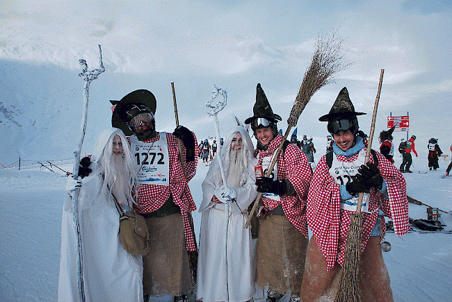 Im Januar top. Bericht über Hexenzauber auf der Belalp.