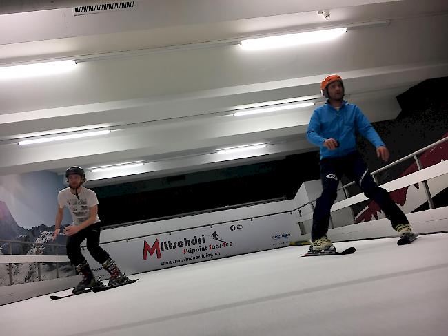 Die Indoor-Skianlage in Saas-Fee ist schweizweit einzigartig.