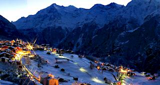 Abendstimmung in Gr&auml;chen.