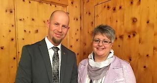 Christoph Golob und Irmina Imesch-Studer steigen f&uuml;r die CSP &Ouml;stlich Raron in den Wahlkampf f&uuml;r ein Grossratsmandat. 