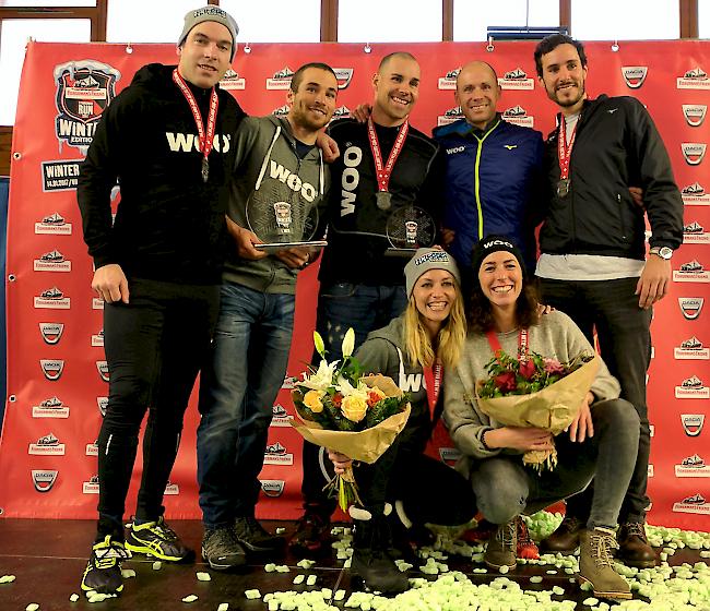Das Team «WOO Endurance» holte sich Platz drei im Fishermans Freind Strongman Run.