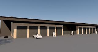 Ein erster Entwurf des k&uuml;nftigen Geb&auml;udes.