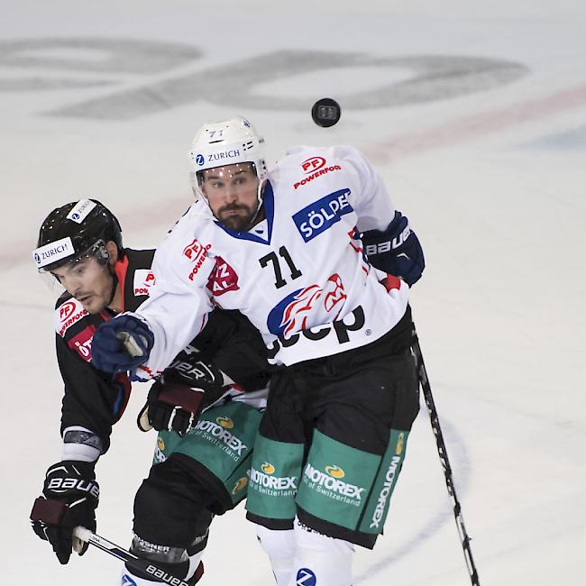 Patrik Bärtschi bei einem seiner letzten Einsätze auf NLA-Eis