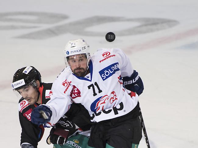 Patrik Bärtschi bei einem seiner letzten Einsätze auf NLA-Eis