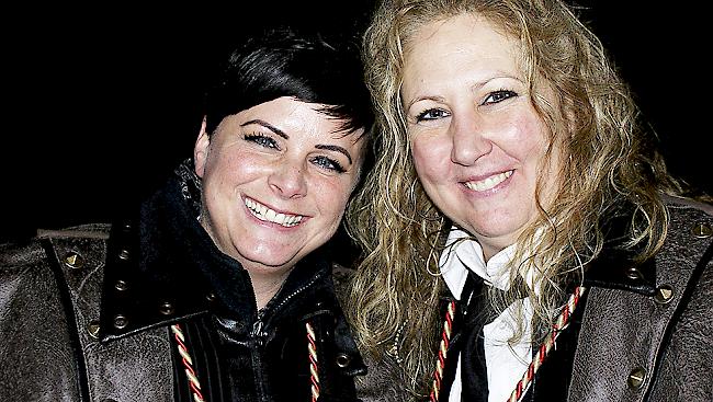  Jasmin In-Albon (43) und Nathalie Albrecht (45) beide aus Visp.