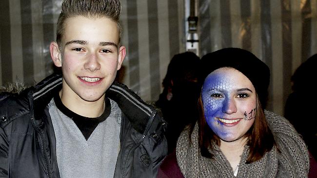 Robin Heinzmann (16) aus Salgesch und Jeanine Köppel (17) aus Albinen.
