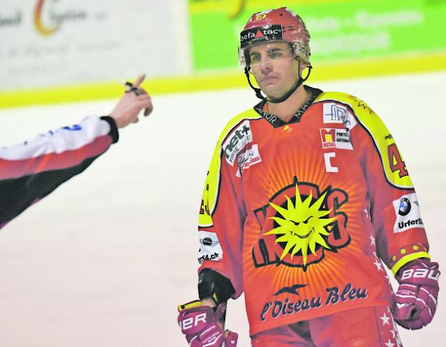 Xavier Reber erzielte für den HC Siders den ersten Treffer, am Schluss wars ein klarer Sieg.