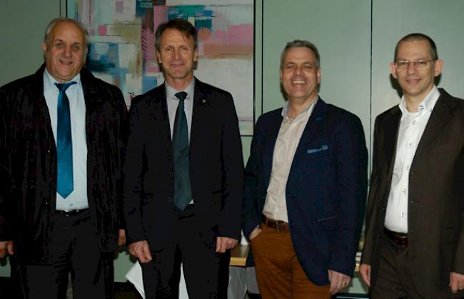 Von links: Alex Schwestermann, Martin Kalbermatter, Cornelius Imboden und Egon Werlen.