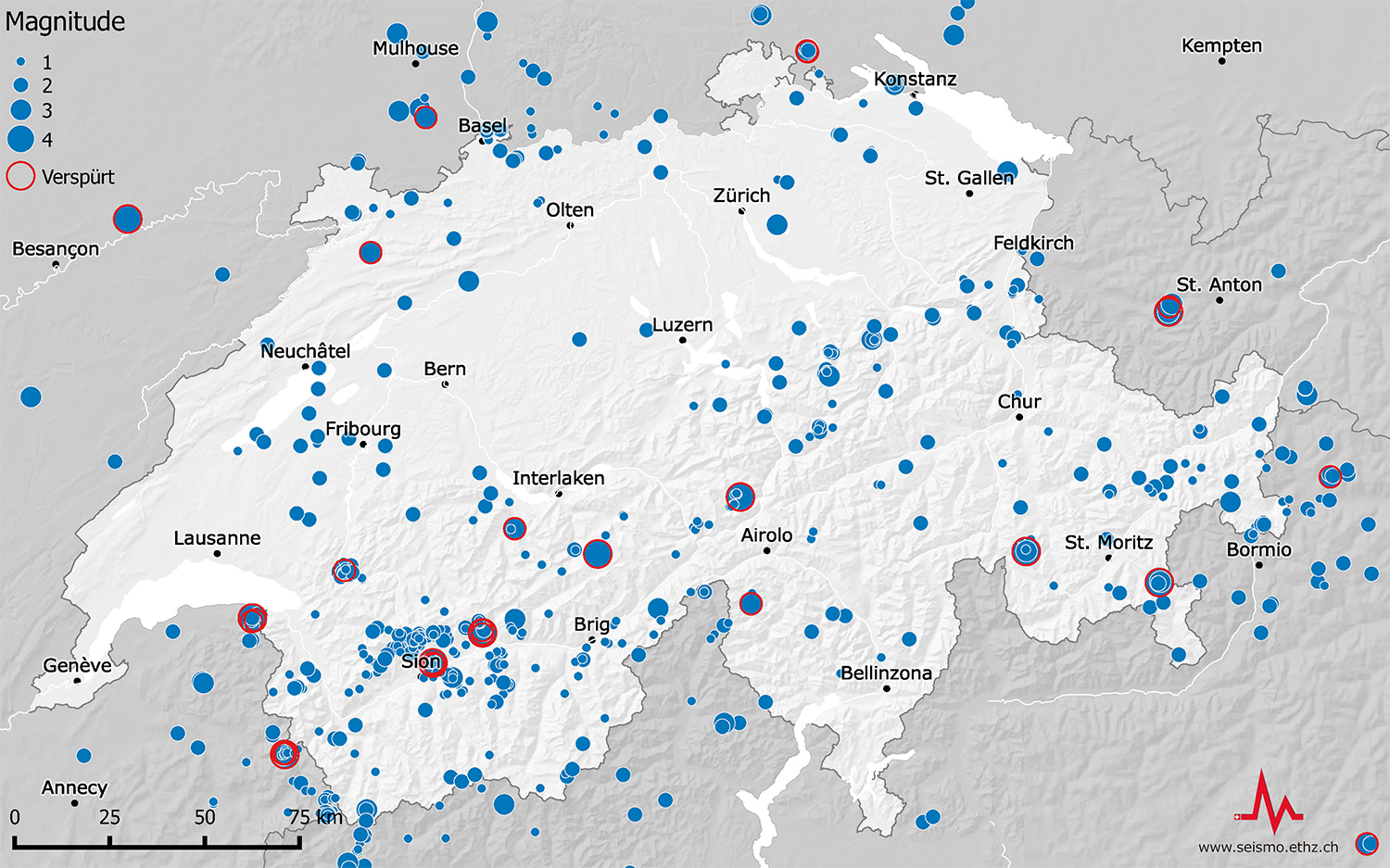 Schwere Erdbeben In Der Schweiz Jederzeit Moglich 1815 Ch