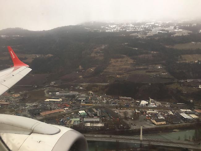 Eindrücke zum Flug aus London.