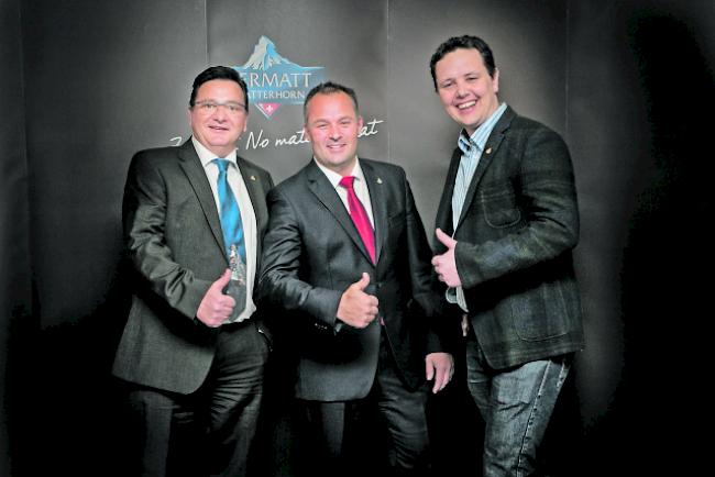 Neu im Amt. Paul-Marc Julen übernimmt für Hans-Jörg Walther.