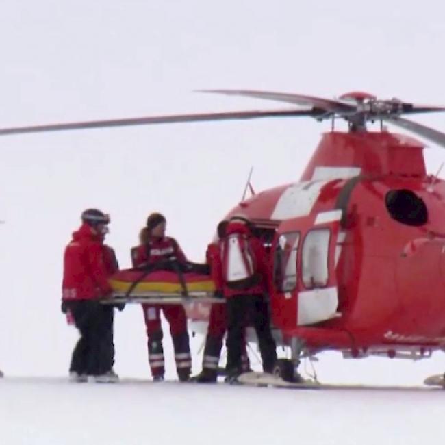 Lara Gut wurde nach einem Sturz beim Einfahren ins Spital gebracht