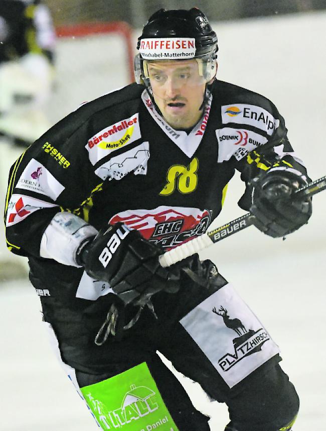 Markus Burgener ist einer derjenigen Spieler, die vom EHC Saastal reaktiviert wurden. Am Samstagabend gab er sein Comeback.
