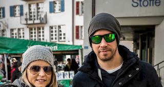 Angela (40), Matthias (34), Liv (5) und Evan Schoder (7) aus Baltschieder