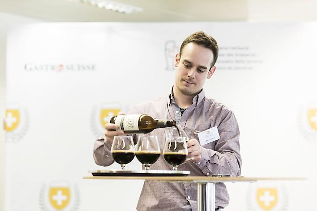 Fabian Albrecht bei der Arbeit.
